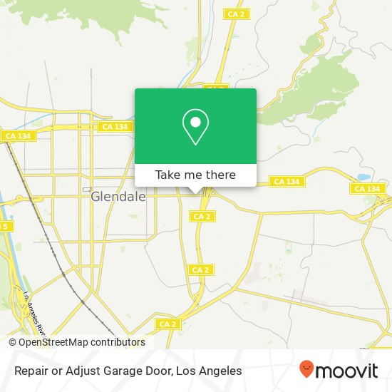 Repair or Adjust Garage Door map