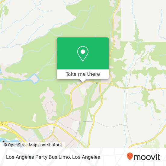 Los Angeles Party Bus Limo map
