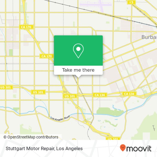 Stuttgart Motor Repair map