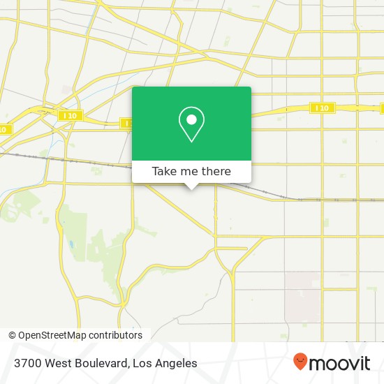 Mapa de 3700 West Boulevard