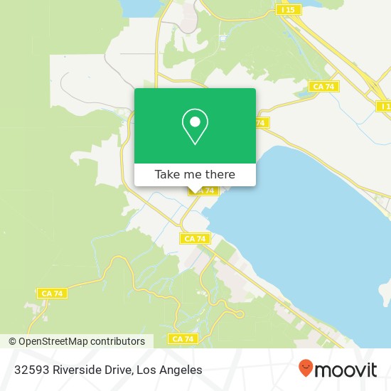 32593 Riverside Drive map