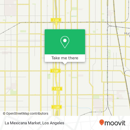 La Mexicana Market map