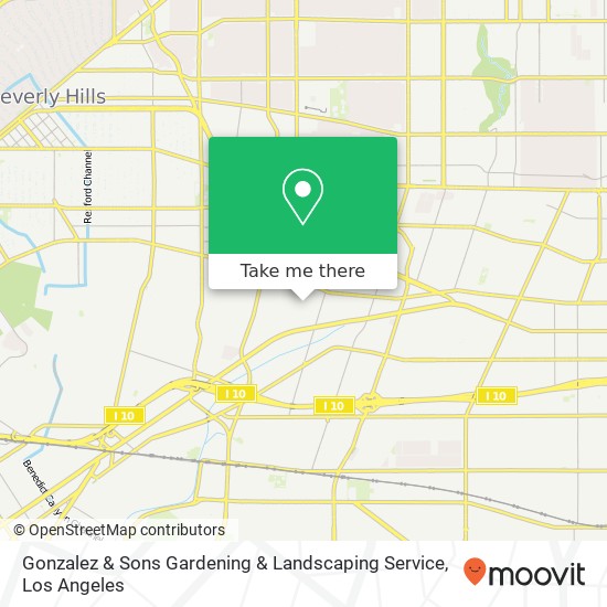 Gonzalez & Sons Gardening & Landscaping Service map