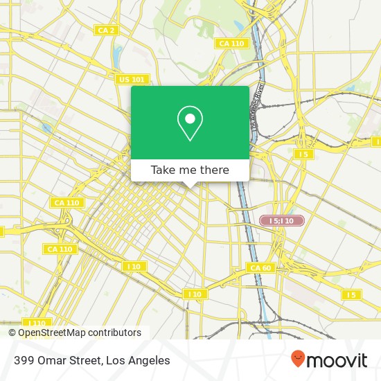399 Omar Street map