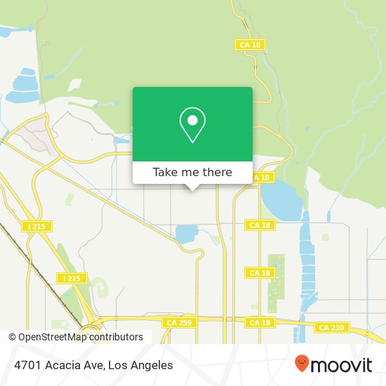 4701 Acacia Ave map