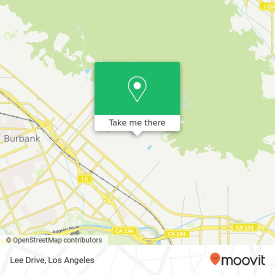 Mapa de Lee Drive