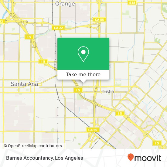 Mapa de Barnes Accountancy