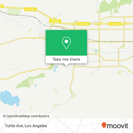 Mapa de Tuttle Ave