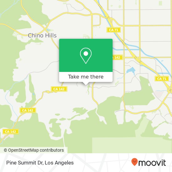 Pine Summit Dr map