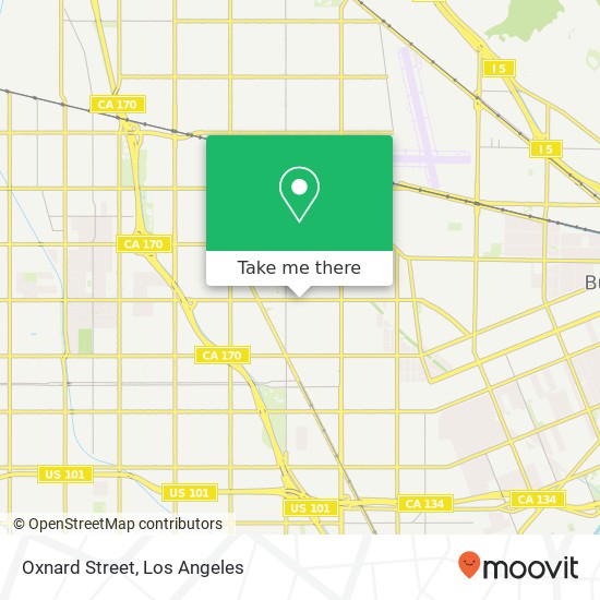 Oxnard Street map