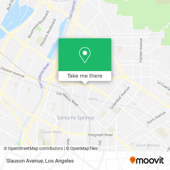 Mapa de Slauson Avenue