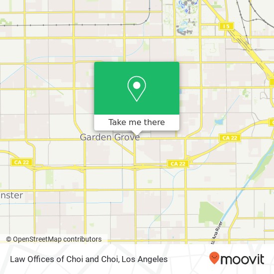 Law Offices of Choi and Choi map
