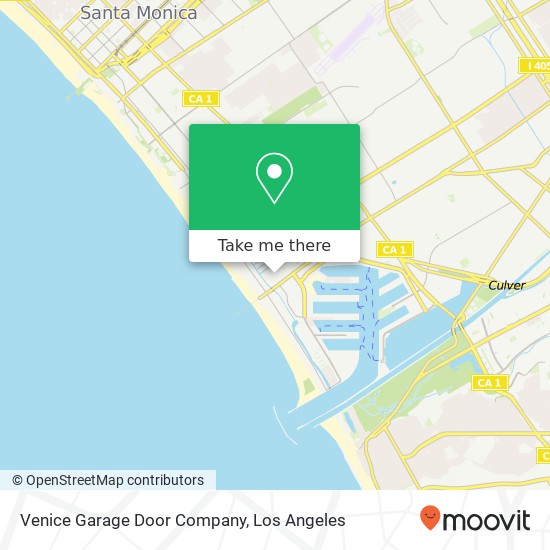 Venice Garage Door Company map