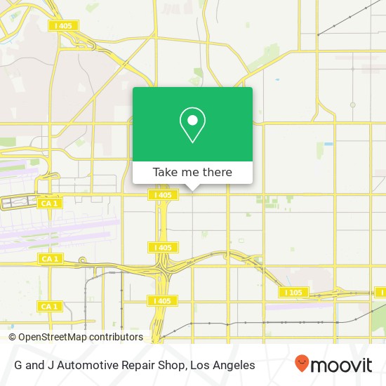 G and J Automotive Repair Shop map