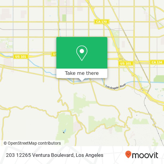 Mapa de 203 12265 Ventura Boulevard