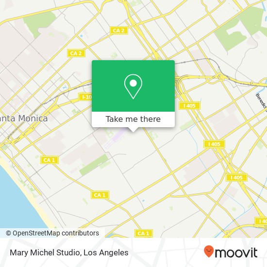 Mary Michel Studio map