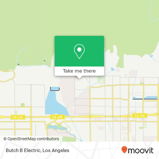 Mapa de Butch B Electric