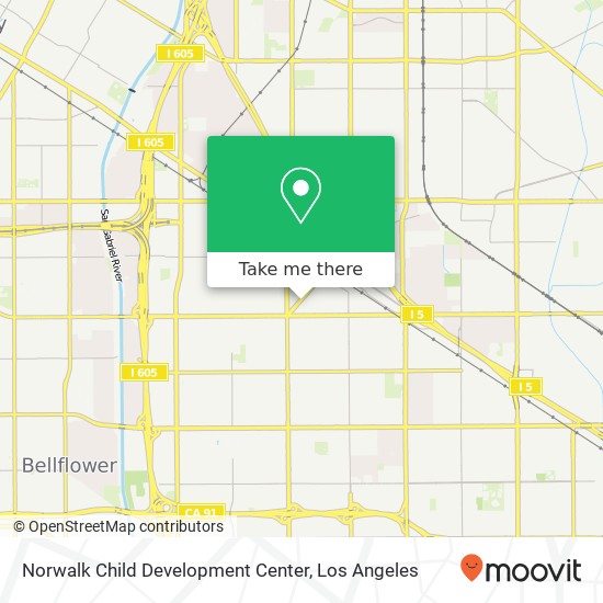 Mapa de Norwalk Child Development Center