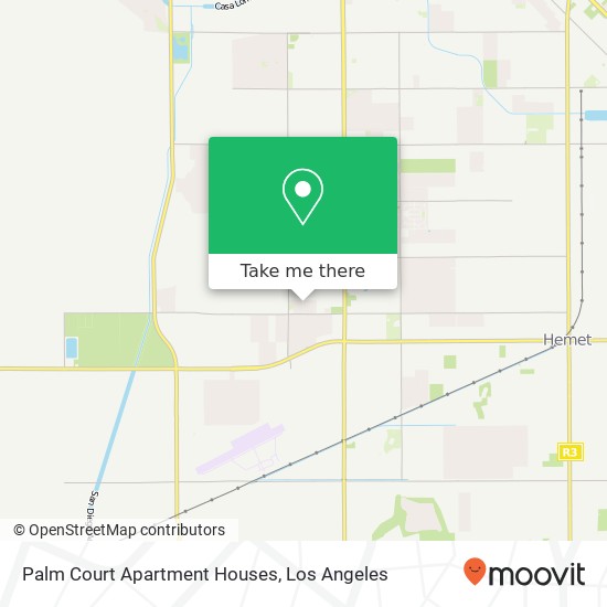 Palm Court Apartment Houses map