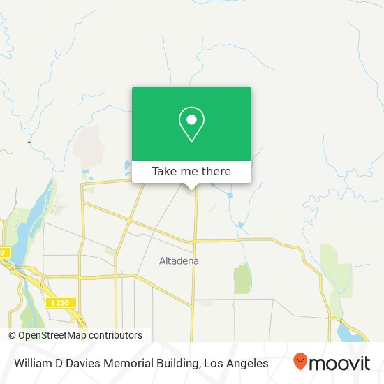 William D Davies Memorial Building map