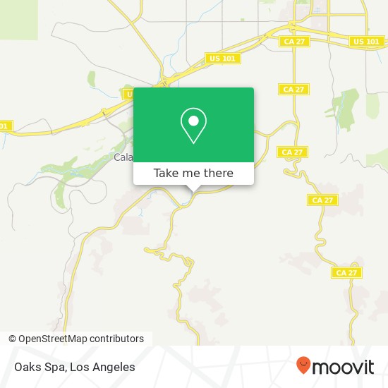 Mapa de Oaks Spa
