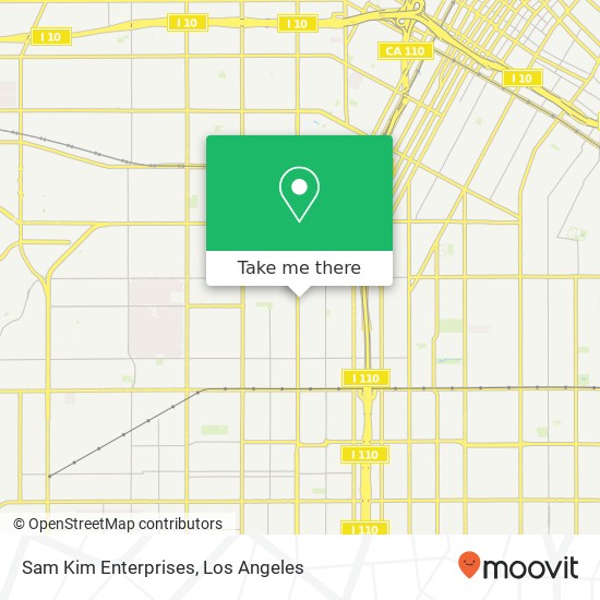 Mapa de Sam Kim Enterprises