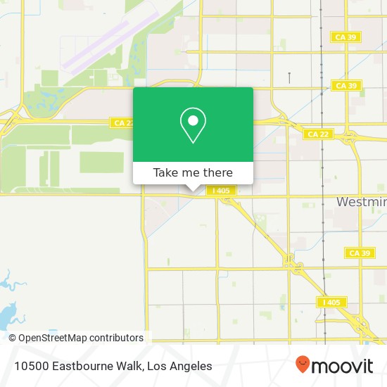 Mapa de 10500 Eastbourne Walk