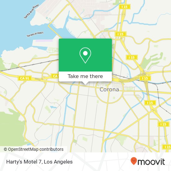 Harty's Motel 7 map