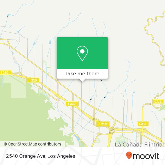 2540 Orange Ave map