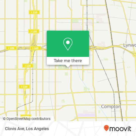 Clovis Ave map