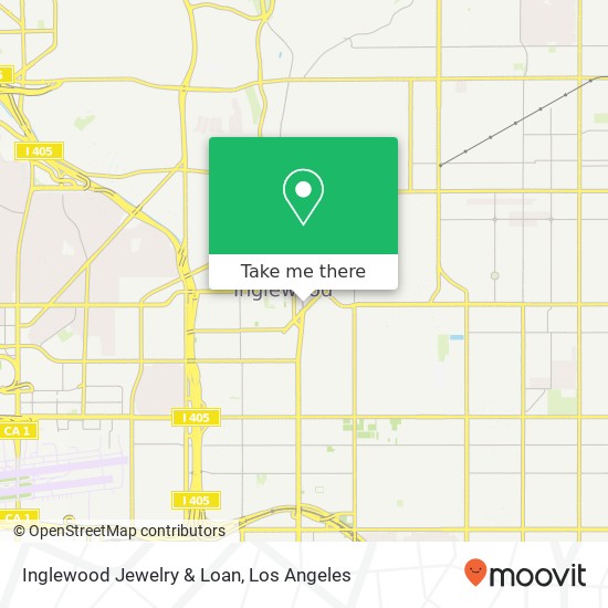 Mapa de Inglewood Jewelry & Loan