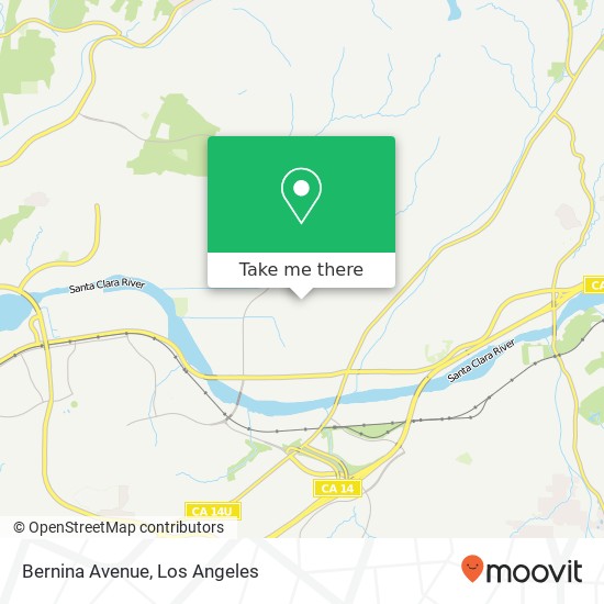 Mapa de Bernina Avenue