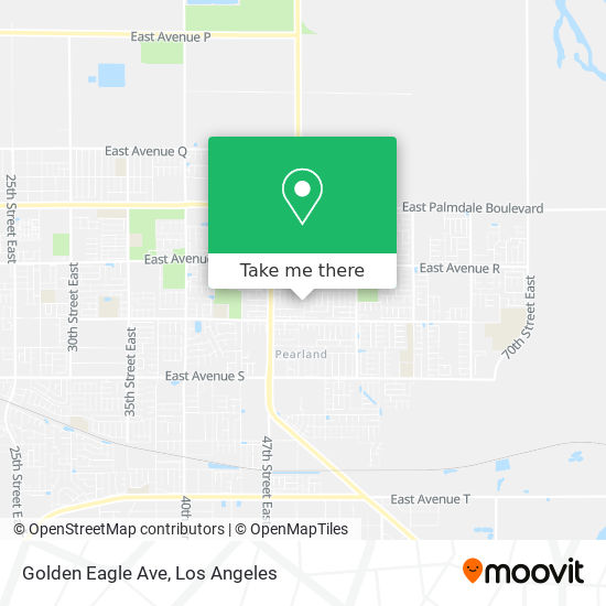 Golden Eagle Ave map