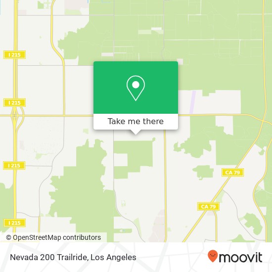 Mapa de Nevada 200 Trailride