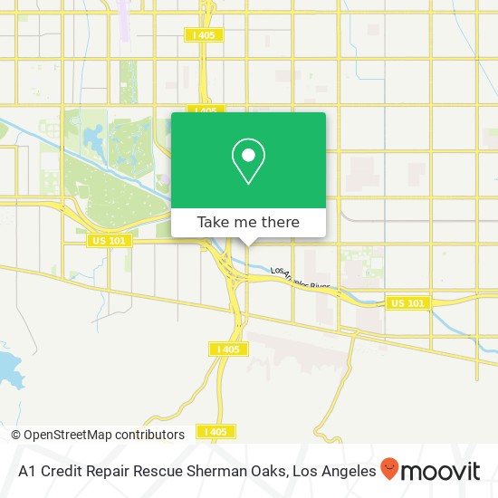 Mapa de A1 Credit Repair Rescue Sherman Oaks