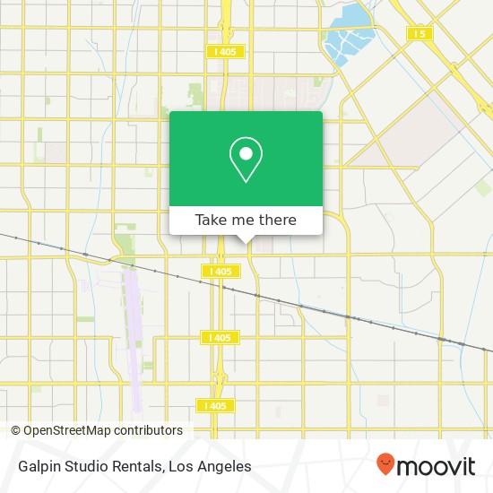 Mapa de Galpin Studio Rentals
