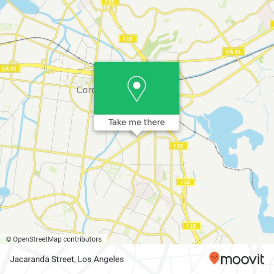 Jacaranda Street map