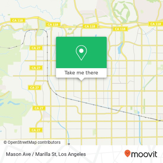 Mason Ave / Marilla St map