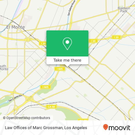 Law Offices of Marc Grossman map