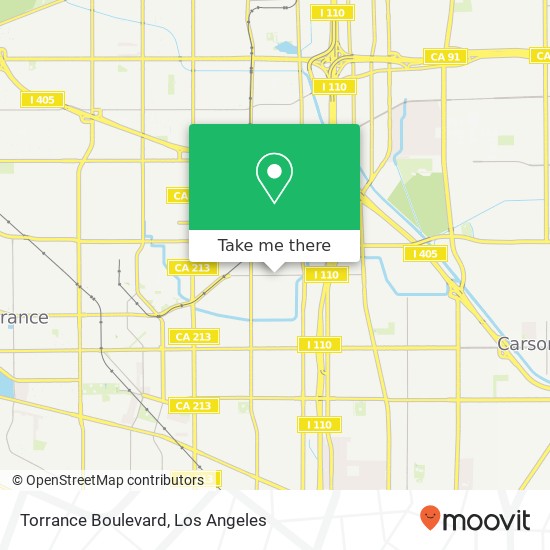 Torrance Boulevard map