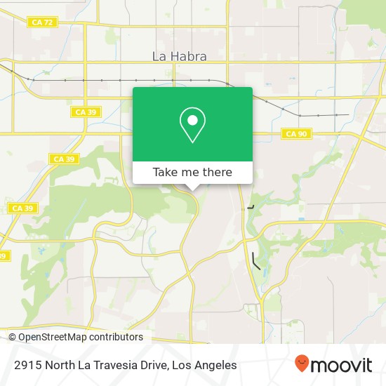 2915 North La Travesia Drive map