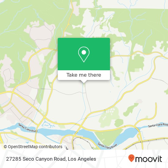 Mapa de 27285 Seco Canyon Road