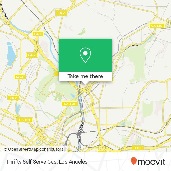 Mapa de Thrifty Self Serve Gas