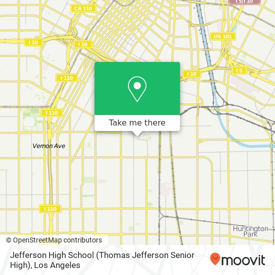 Jefferson High School (Thomas Jefferson Senior High) map