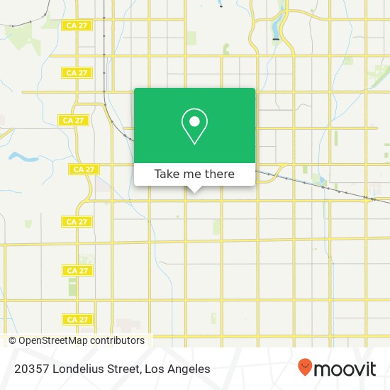 20357 Londelius Street map