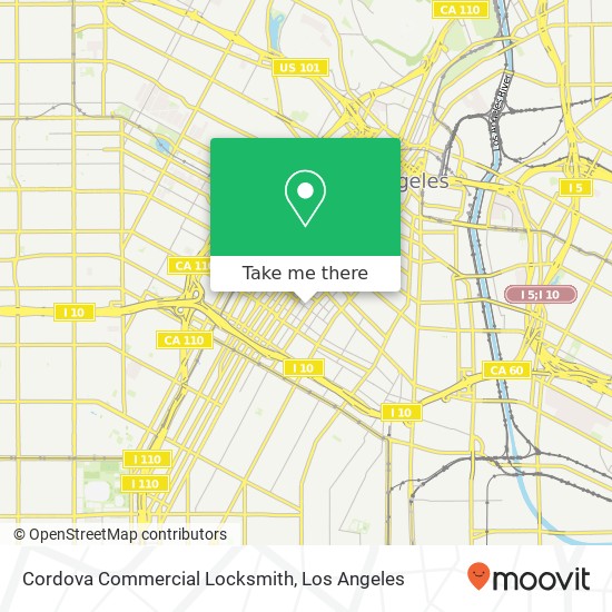 Cordova Commercial Locksmith map