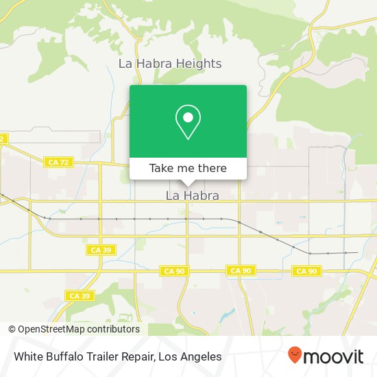 White Buffalo Trailer Repair map