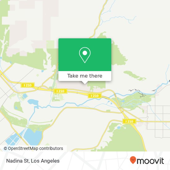 Nadina St map