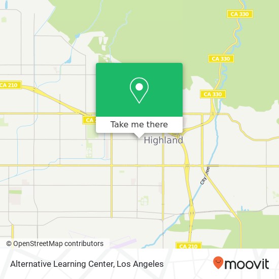 Alternative Learning Center map