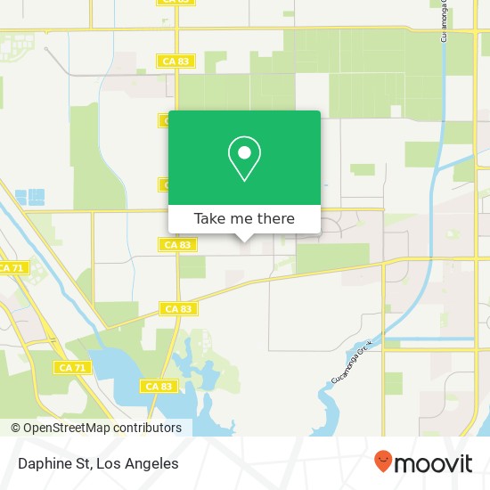 Daphine St map